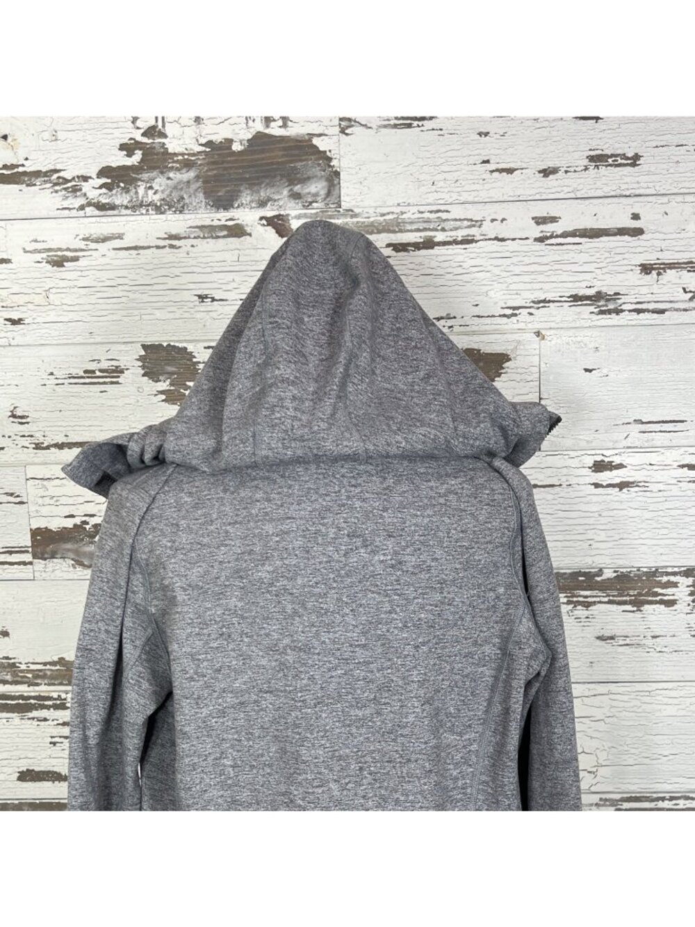 LULULEMON Hooded Full Zip Jacket Gray Sz 8 EUC - Picture 4 of 6